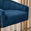 Tabouret de comptoir rembourré en velours l 22 po Sistrunk-100480702
