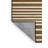 Washable Oak White Striped Area Rug-2054823415