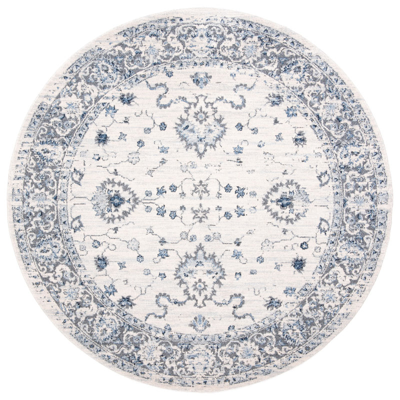 Rey Performance Oriental Rug, Round 6'7" x 6'7"