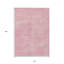 Tapis lavable intérieur rose 10 pi x 14 pi HomeRoots