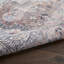 Tapis oriental gris en polyester lavable à la machine Lyiah-93874858