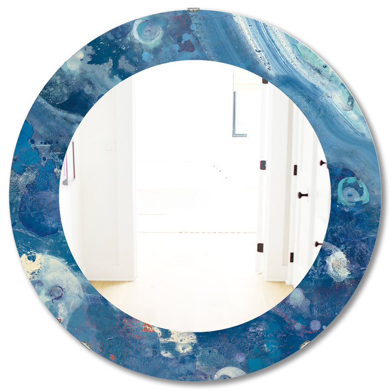 Water III Mirror, 31.5" H x 31.5" W