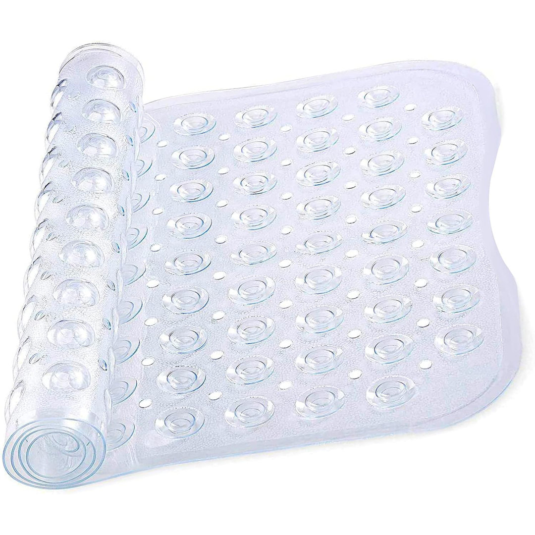 Aspire Homeware Non-Slip Polypropylene Shower Mat with Extra-Thick Suction Cups