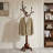 Janiya 8-Hook Solid Wood Freestanding Coat Rack-1854738717
