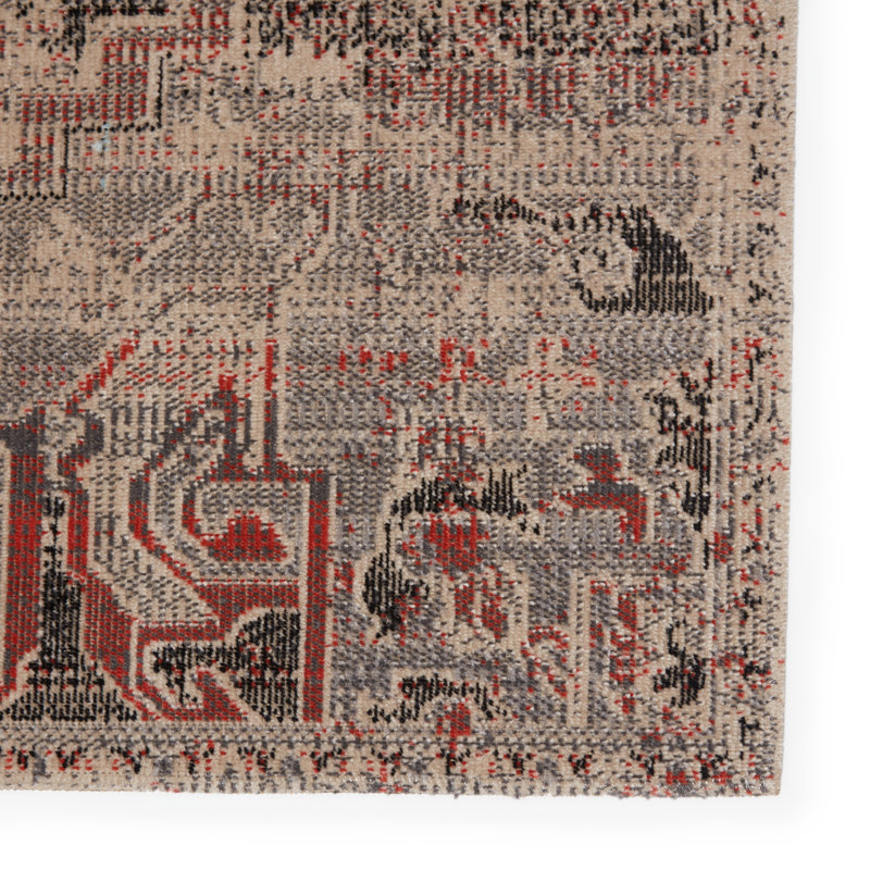Harwell Oriental Indoor / Outdoor Rug, Rectangle 5'3" x 7'6"