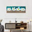 Fleur de frangipanier blanc sur toile-218130547