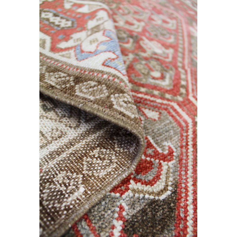 Derband One-of-a-Kind 4'3" X 7'1" 1910s Wool Area Rug in