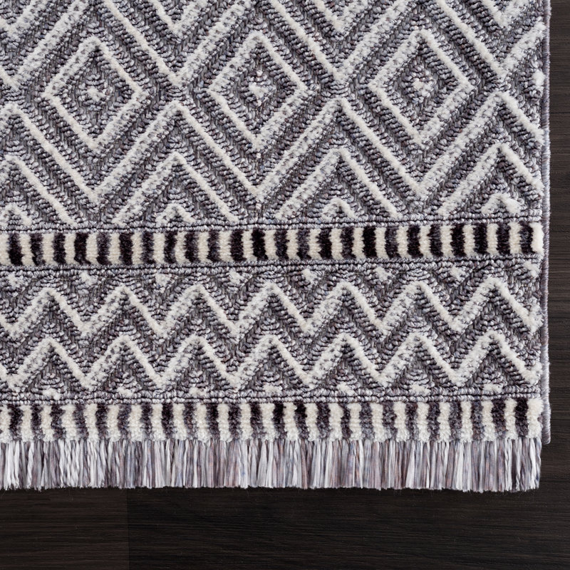 Geometric Indoor Rug, Rectangle 7'10" x 10'6"