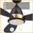 Fayette 52'' Smart Ceiling Fan With Remote, Light Kit IncludedWorks With Google Assistant And Amazon Alexa,Siri Shortcut.-70836606