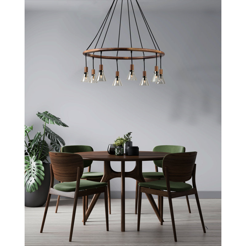 Scan 8 - Light Pendant, 11.5" H x 32.5" W x 32.5" D