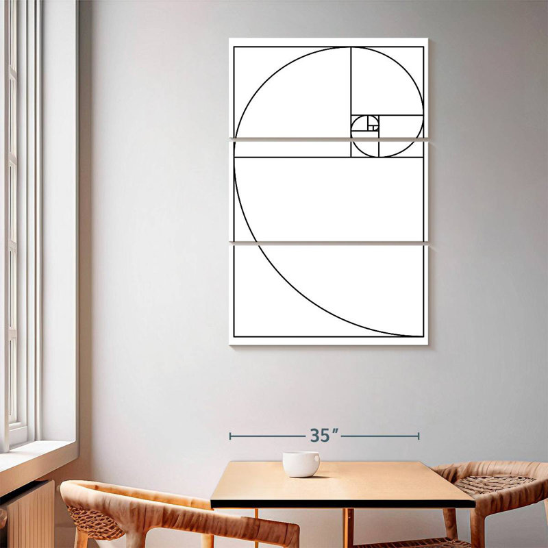 Avery Proportio Divina White, 65" H x 42" W
