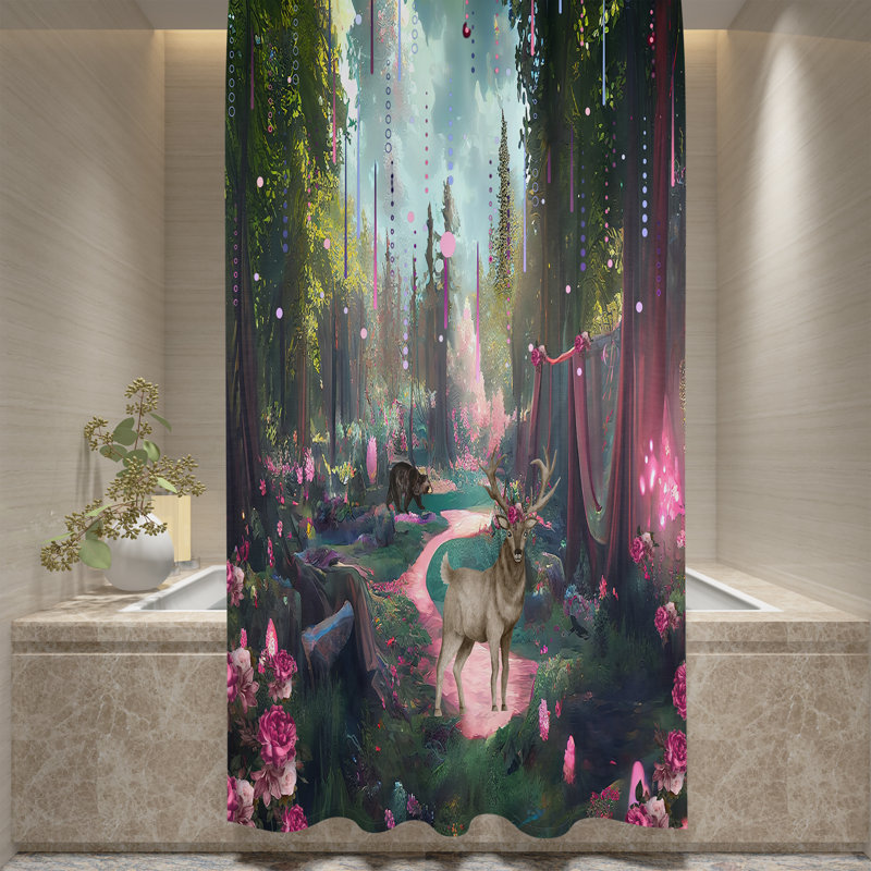 Shower Curtain, 72" H x 70" W