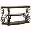 Console à 2 tablettes Gretta Merlot