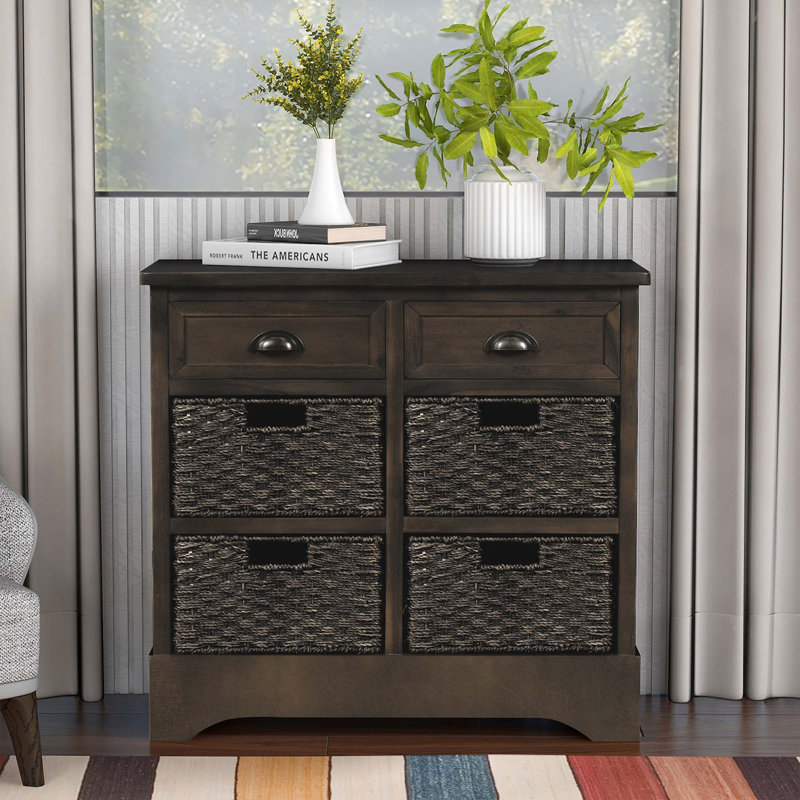 Armoire de rangement rustique, Gris clair