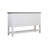 Brown And White 2-Drawer Server