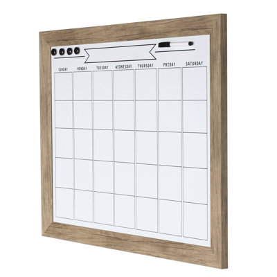 Tableau effaçable mural calendrier magnétique