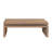 Modern Rustic Wood Coffee Table – Rectangular Living Room Centre Table With Floating Top Design