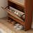 Rattan Shoe Cabinet For Entryway
