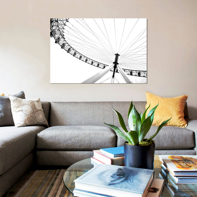 « spin wheel ii », reproduction de photo sur toile, H 12 po x l 18 po x P 1,5 po, Toile tendue, Pas de tapis
