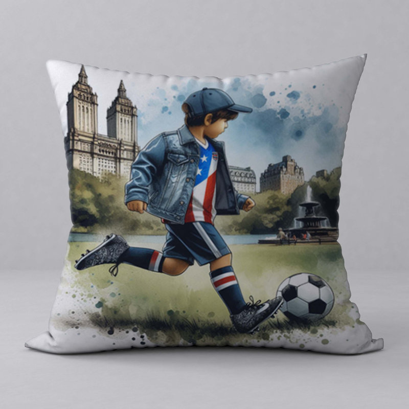 Polyester Throw Square Pillow Cover & Insert