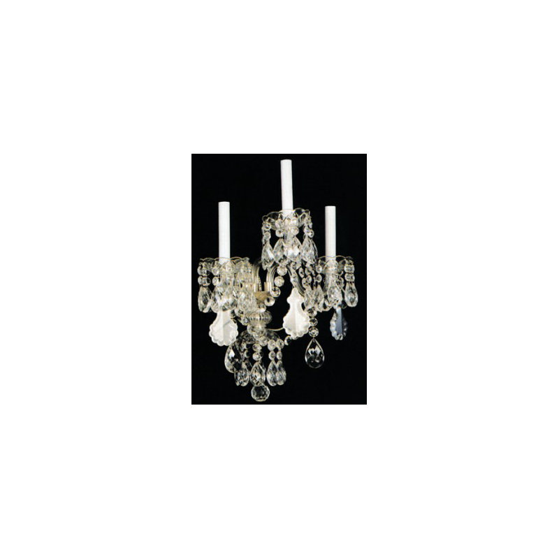 Barhorst Glass Candle Wall Light