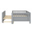 Lits en bois extensibles peu encombrants, style moderne réglable pour la famille