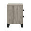 Table de chevet, finition gris clair