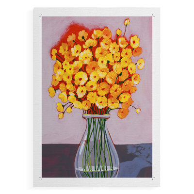 Bouquet de marguerites II - Impression sur toile seulement - NON-CADRE