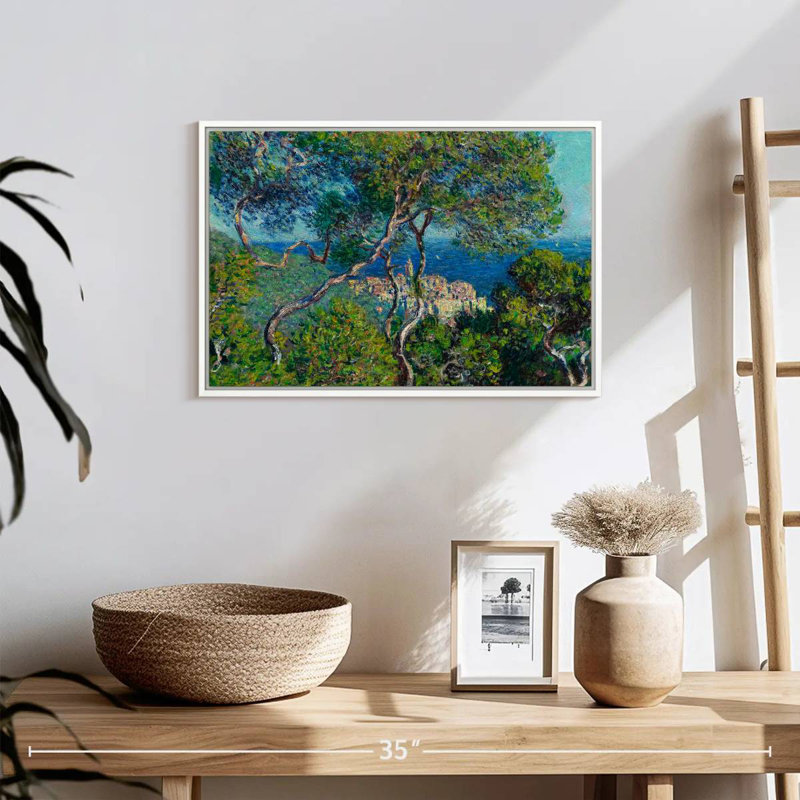 Bordviera 1884, Cadre flottant blanc, 19 po x 13 po