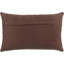 Housse de coussin rectangulaire en cuir Sheffield