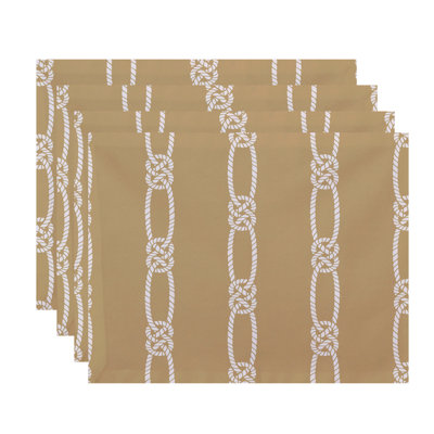 Hancock Polyester Nautical Rectangle Placemat