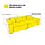 Canapé modulaire 102,36 po-129700963