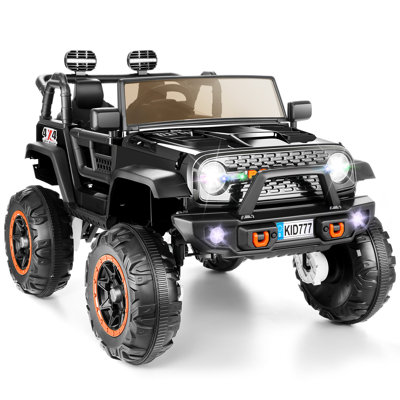 24V 2-Seater Kids Ride on Truck Electric Car with Remote Control and Bluetooth