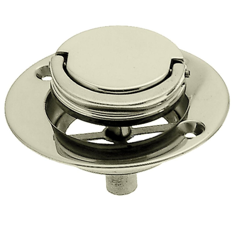 4'' W Lift And Turn, Polished Brass