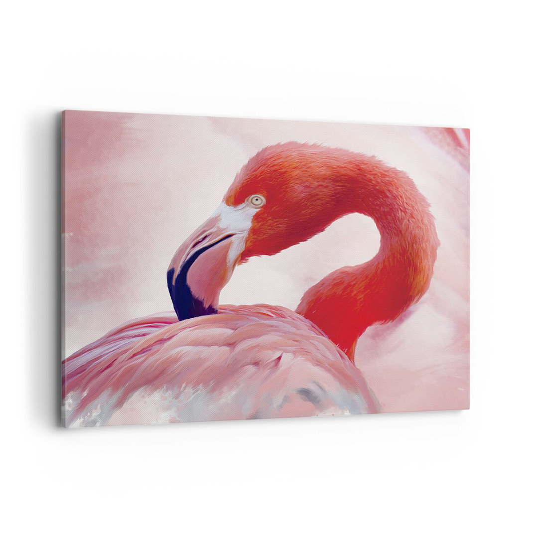 Leinwandbild Flamingo Bird