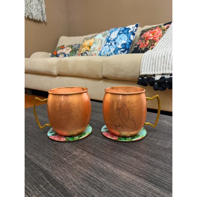 Stukes 16oz. Copper Moscow Mule Mug Set