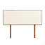 Queen Size Solid Dry Bamboo Wood 12 Inch Platform Bed, With Bamboo Frame Upholstered Adjustable Headboard, Easy Assembly-1488588405-1488588406