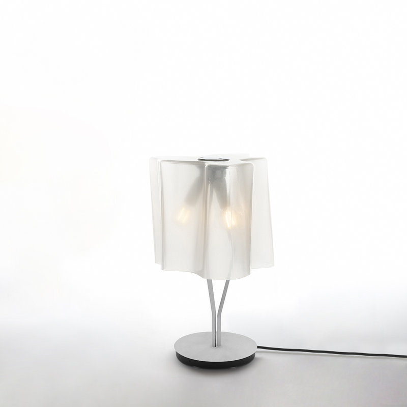 Logico Mini Table Lamp, Milky White, Pale Gray