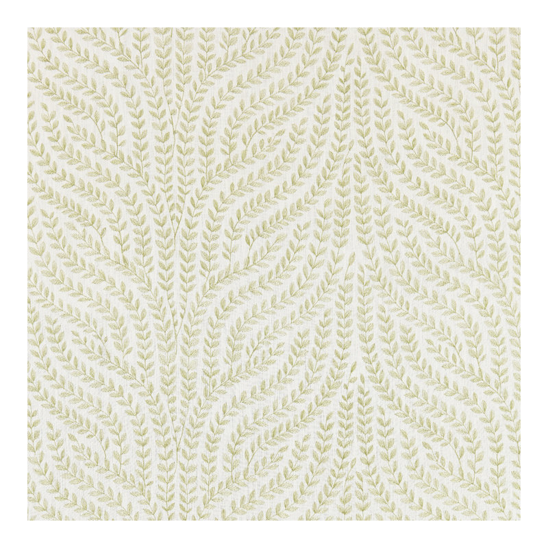 Botanica Willow Vine Embroidery Fabric, Celery