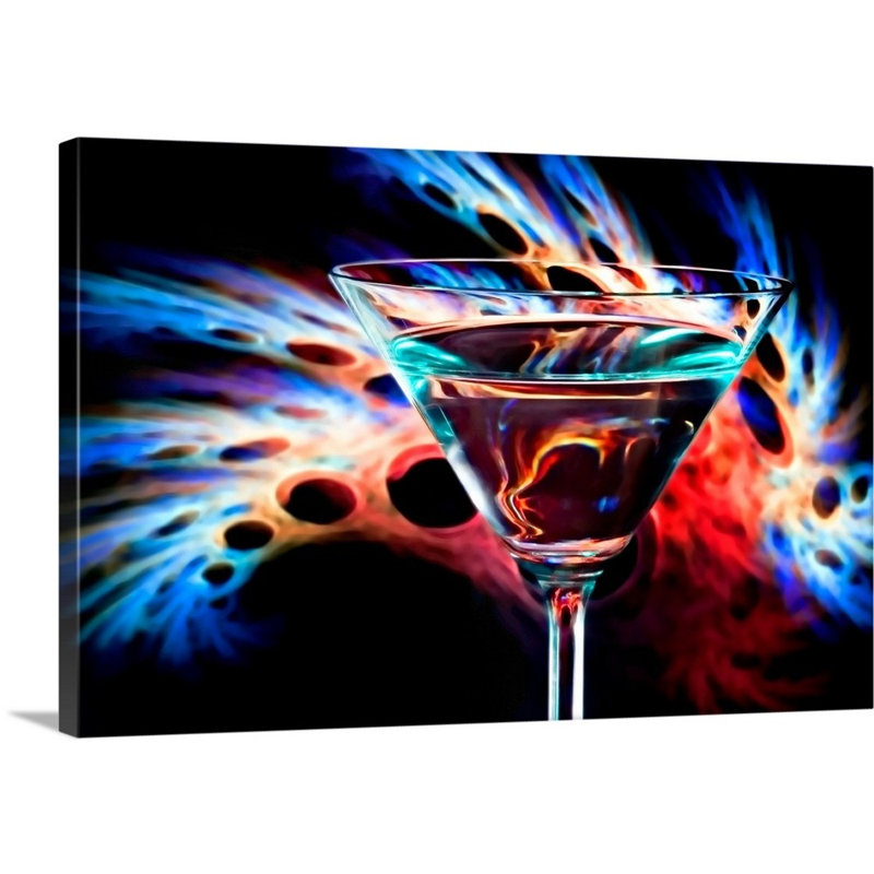 «The Bar at the End of the Universe I», impression sur toile, H 32 po x l 48 po x P 1,5 po