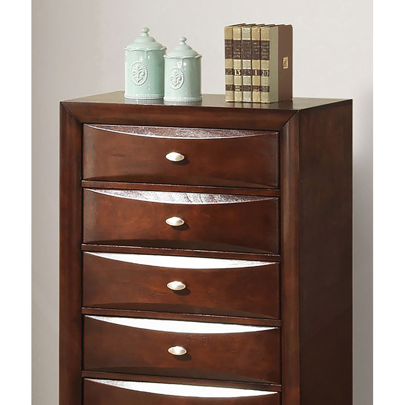 Mobilier de chambre à coucher 1 pièce, Cerisier