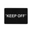 Tapis noir 5 pi x 7 pi Keep Office
