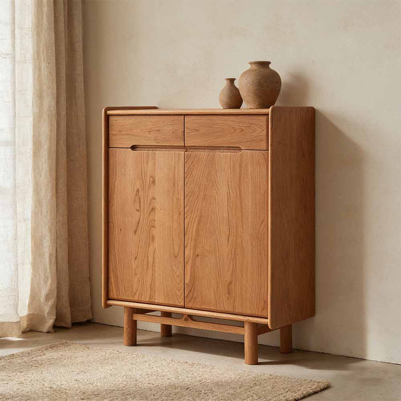 Italian-style living room shoe storage cabinet