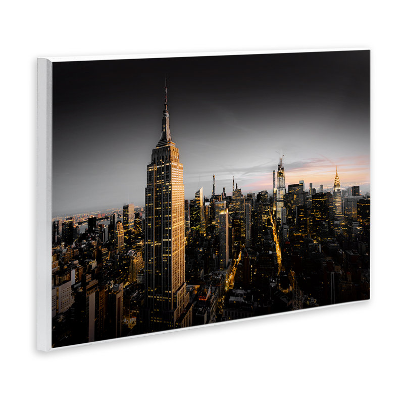 Art mural Aérien Horizon par CAD Designs, H 10 po x l 15 po