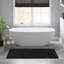 Tapis pour salle de bain réversible 100% coton 24 x 60 po touffeté 3000 g / m² noir-603322316
