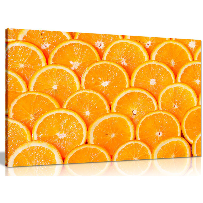 Tropical Orange - Wrapped Canvas Print, 20cm H x 31cm W