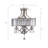 Yancy 4 - Light Dimmable Drum  Crystal Semi Flush Mount  For Living Room-1129963285