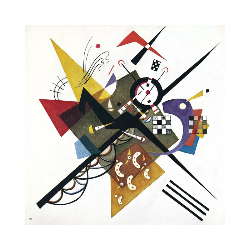 On White II, 1923 by Wassily Kandinsky - Painting on Canvas, 66.04 cm H x 66.04 cm W x 1.91 cm D, Wrapped Canvas