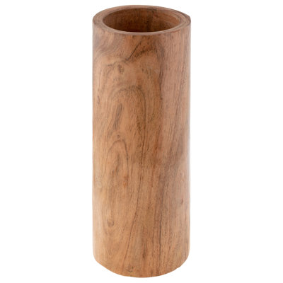 SIERRA WOOD VASES  NATURAL LARGE (S22)