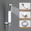 Système de douche thermostatique à double pomme de douche avec douchette intégrée et douchette pour la douche-91264278